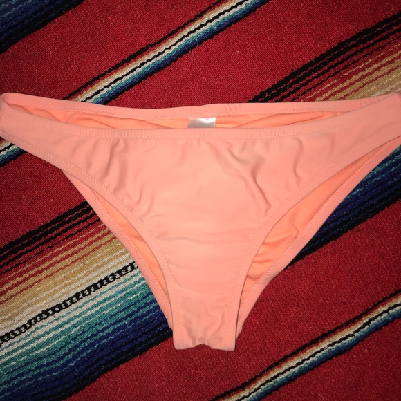 coral bathing suit bottoms